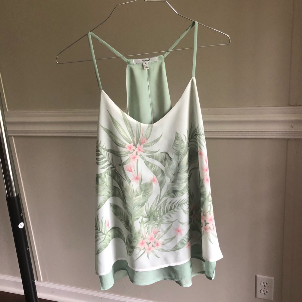 Papaya Floral Top